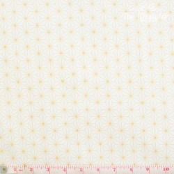 Westfalenstoffe - Copenhagen, yellow stars on white