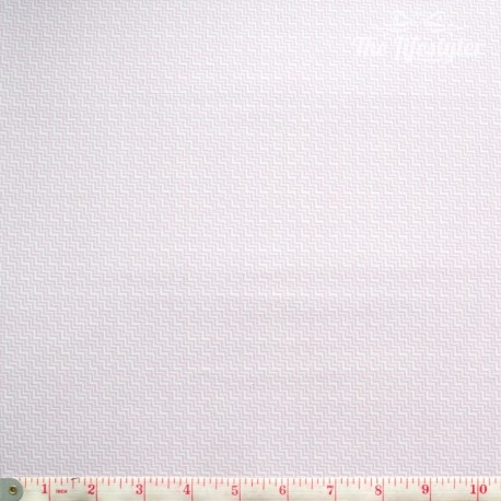Westfalenstoffe - Cardiff, light pink/white zigzag