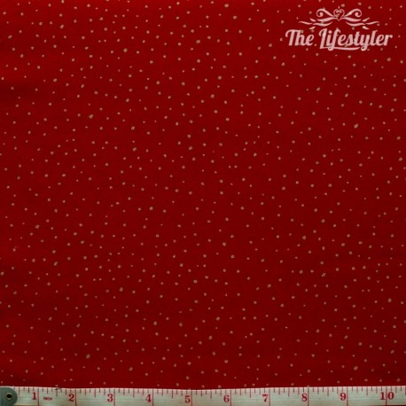 Westfalenstoffe - Noel, tiny dots on red