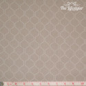 Westfalenstoffe - Kyoto, white honeycomb on light beige