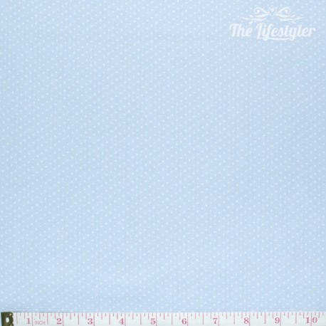 Westfalenstoffe - Capri, tiny white dots on light blue