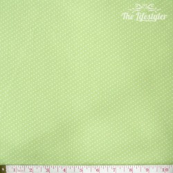 Westfalenstoffe - Capri, tiny white dots on light green