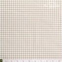 Westfalenstoffe - Lyon, woven medium Vichy beige/white