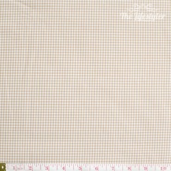 Westfalenstoffe - Lyon, woven tiny Vichy beige/white