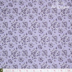 Westfalenstoffe - Torino, floral paisley on lavender