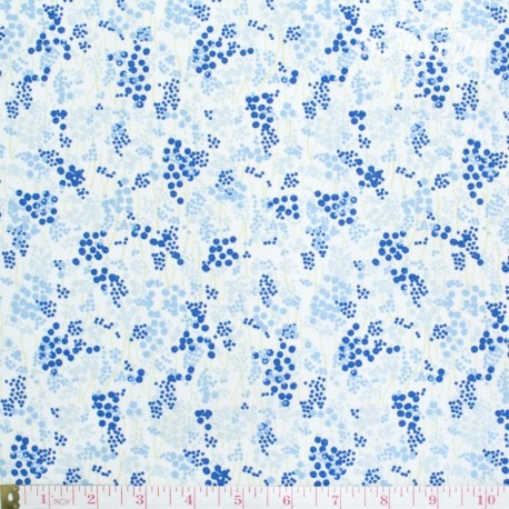 Westfalenstoffe - Berlin dotty grapes blue