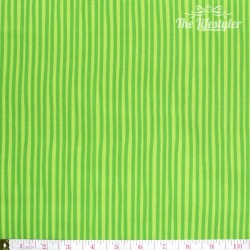 Westfalenstoffe - Young line green stripes on light green, organic