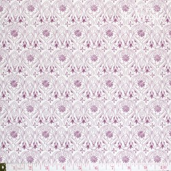 Westfalenstoffe - Torino, burgundy damask on off white