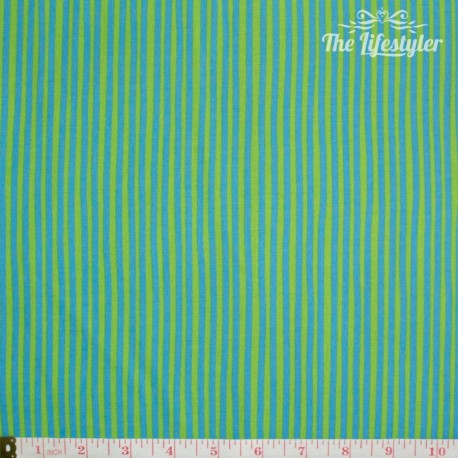 Westfalenstoffe - Young line blue/green stripes
