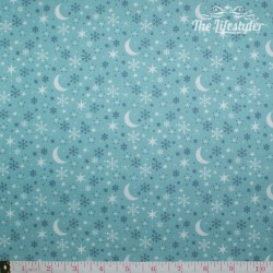 Westfalenstoffe - Kitzbuehel Moon and Stars on mint