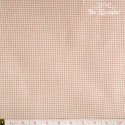 Westfalenstoffe - Oxford, woven tiny Vichy pink/white/taupe