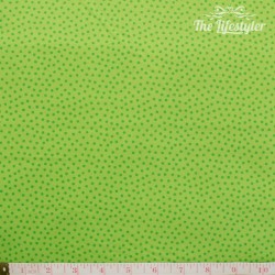 Westfalenstoffe - Young line green dotties on light green, organic