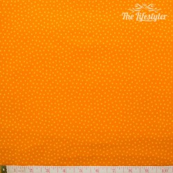 Westfalenstoffe - Young line small yellow dots on orange