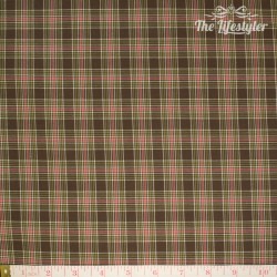 Westfalenstoffe - Linz woven check brown/green/pink