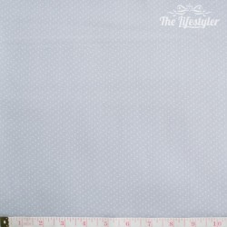 Westfalenstoffe - Lyon white dotties on light grey