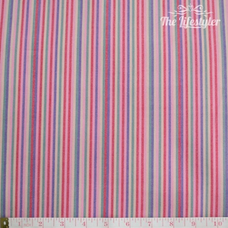 Westfalenstoffe - Indian Summer woven multicolour stripes