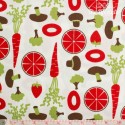 Westfalenstoffe - Kitchen, fruit and veggies, red