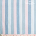 Westfalenstoffe - Princess woven stripes, pink, light blue, white