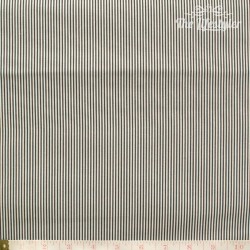 Westfalenstoffe - Rosenborg/Bergen, tiny stripes light anthracite/white