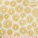 Robert Kaufman - Sparkle, golden circles on beige